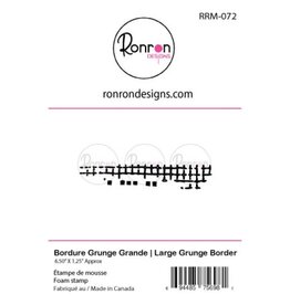 RONRON DESIGNS RONRON DESIGNS BORDURE GRUNGE GRANDE FOAM STAMP