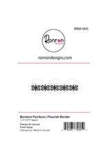 RONRON DESIGNS RONRON DESIGNS BORDURE FIORITURE FOAM STAMP