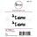 RONRON DESIGNS RONRON DESIGNS JE T'AIME 2 WOOD PIECES