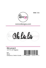 RONRON DESIGNS RONRON DESIGNS OH LÀ LÀ 2 WOOD PIECES