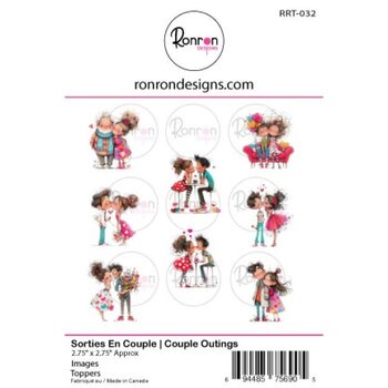 RONRON DESIGNS RONRON DESIGNS SORTIES EN COUPLE TOPPERS