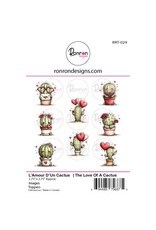 RONRON DESIGNS RONRON DESIGNS L'AMOUR D'UN CACTUS TOPPERS
