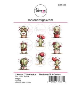 RONRON DESIGNS RONRON DESIGNS L'AMOUR D'UN CACTUS TOPPERS