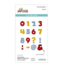 SPELLBINDERS SPELLBINDERS CLASSIC MOUSE NUMBERS & PUNCTUATION DIE SET
