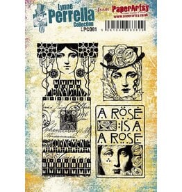PAPER ARTSY PAPER ARTSY LYNNE PERRELLA COLLECTION LPC081 CLING STAMP SET