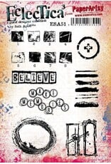 PAPER ARTSY PAPER ARTSY ECLECTICA SETH APTER ESA51 CLING STAMP SET