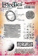 PAPER ARTSY PAPER ARTSY ECLECTICA SETH APTER ESA50 CLING STAMP SET