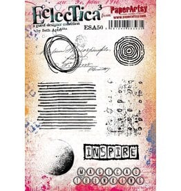 PAPER ARTSY PAPER ARTSY ECLECTICA SETH APTER ESA50 CLING STAMP SET
