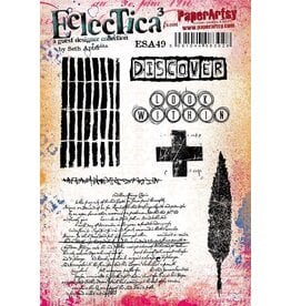 PAPER ARTSY PAPER ARTSY ECLECTICA SETH APTER ESA49 CLING STAMP SET