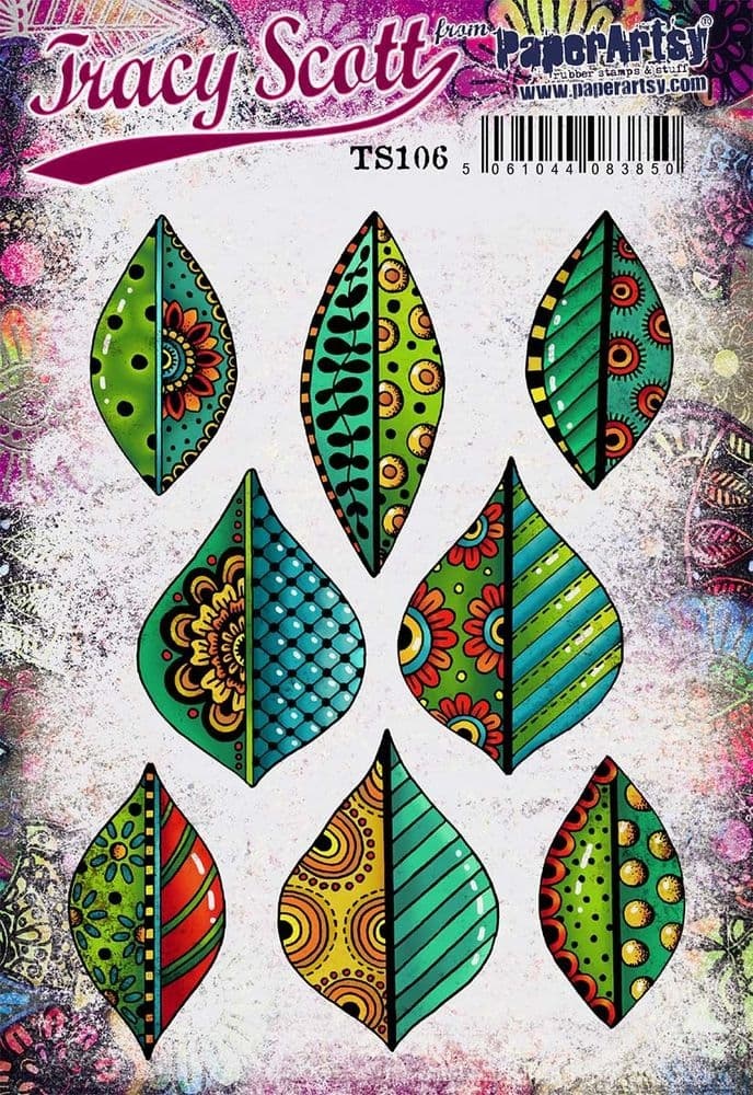 PAPER ARTSY PAPER ARTSY TRACY SCOTT TS106 CLING STAMP SET