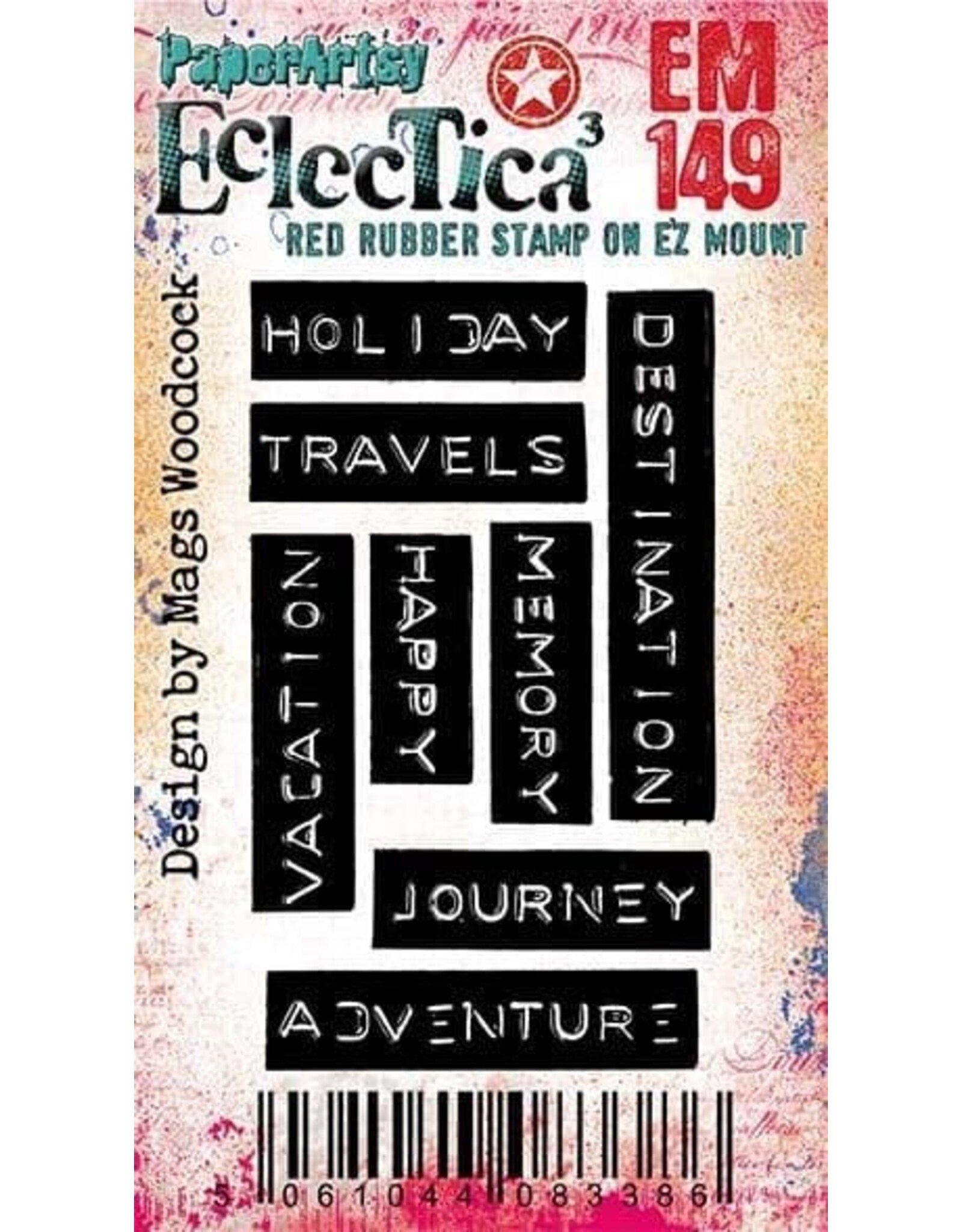 PAPER ARTSY PAPER ARTSY MAGS WOODCOCK ECLECTICA EM149 MINI CLING STAMP