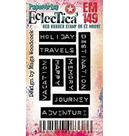 PAPER ARTSY PAPER ARTSY MAGS WOODCOCK ECLECTICA EM149 MINI CLING STAMP