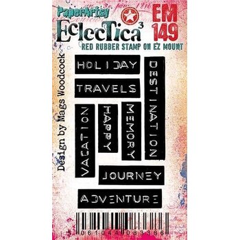 PAPER ARTSY PAPER ARTSY MAGS WOODCOCK ECLECTICA EM149 MINI CLING STAMP