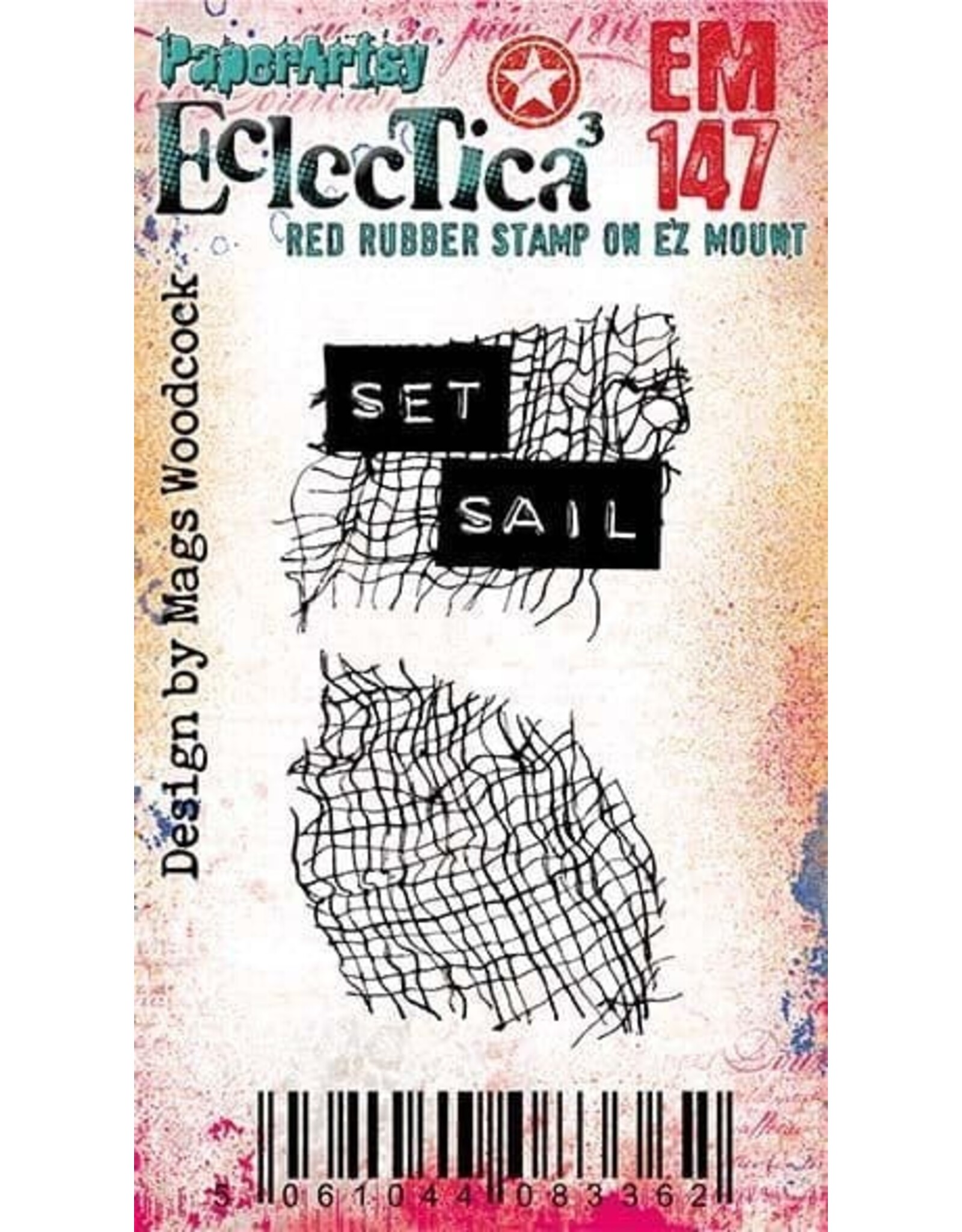 PAPER ARTSY PAPER ARTSY MAGS WOODCOCK ECLECTICA EM147 MINI CLING STAMP