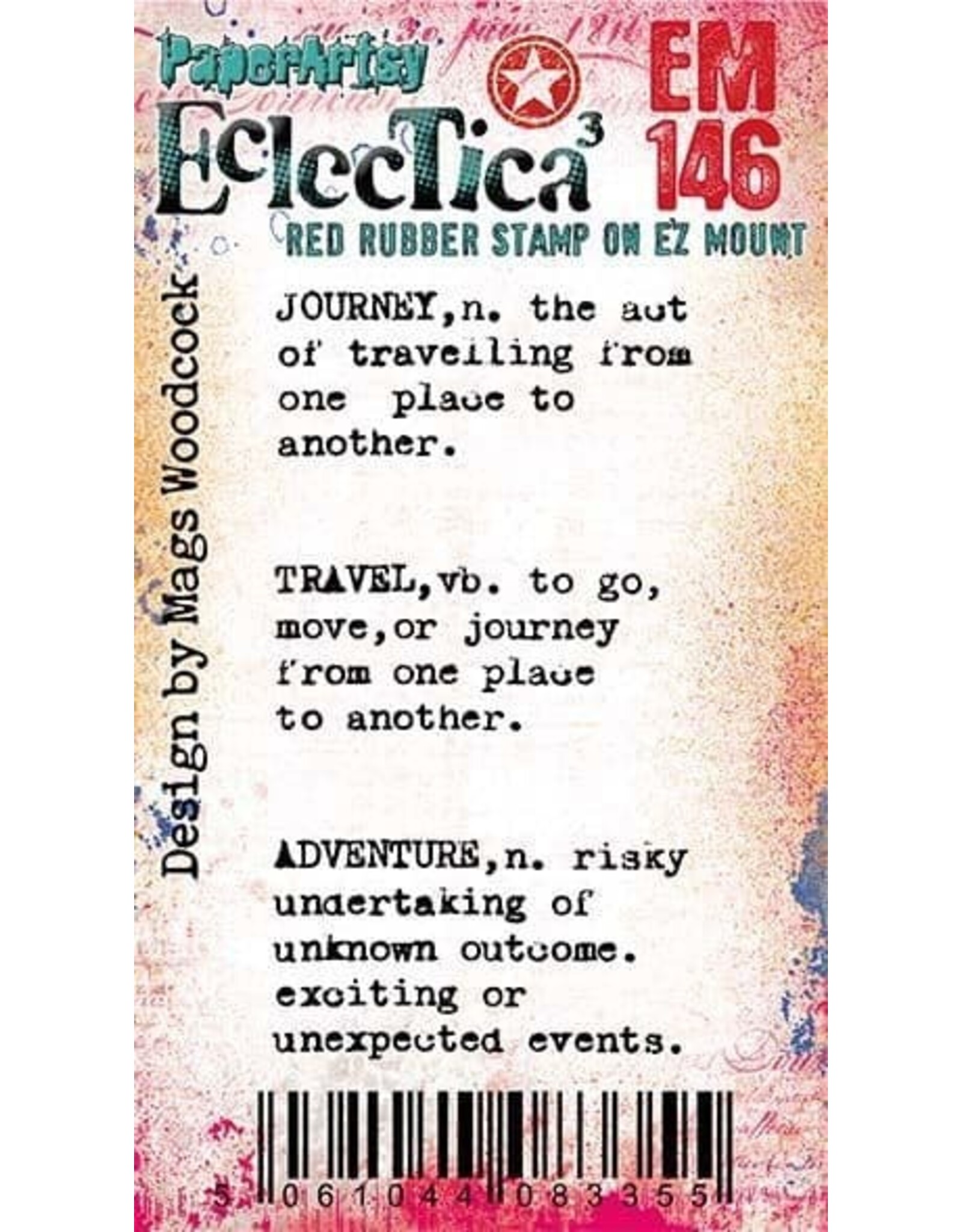 PAPER ARTSY PAPER ARTSY MAGS WOODCOCK ECLECTICA EM146 MINI CLING STAMP