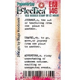 PAPER ARTSY PAPER ARTSY MAGS WOODCOCK ECLECTICA EM146 MINI CLING STAMP