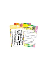 WAFFLE FLOWER WAFFLE FLOWER SIMPLE JOY SENTIMENTS CLEAR STAMP SET AND DIE COMBO