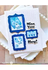 WAFFLE FLOWER WAFFLE FLOWER SIMPLE JOY SENTIMENTS CLEAR STAMP SET AND DIE COMBO