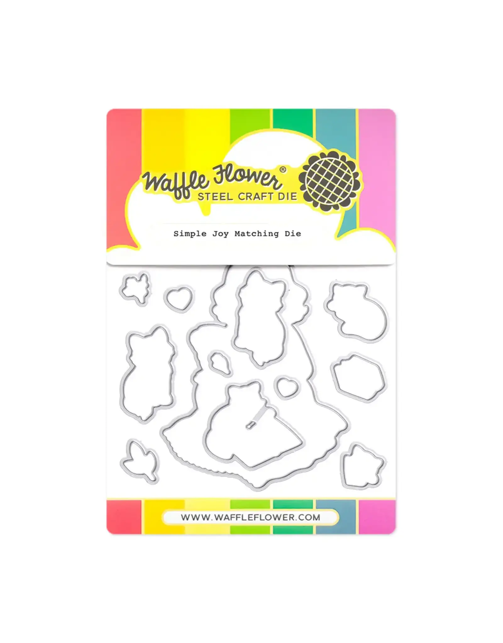 WAFFLE FLOWER WAFFLE FLOWER SIMPLY JOY MATCHING DIE SET