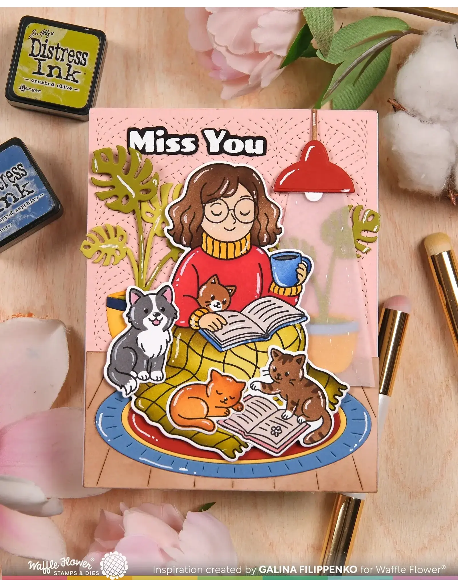 WAFFLE FLOWER WAFFLE FLOWER SIMPLY JOY MATCHING DIE SET