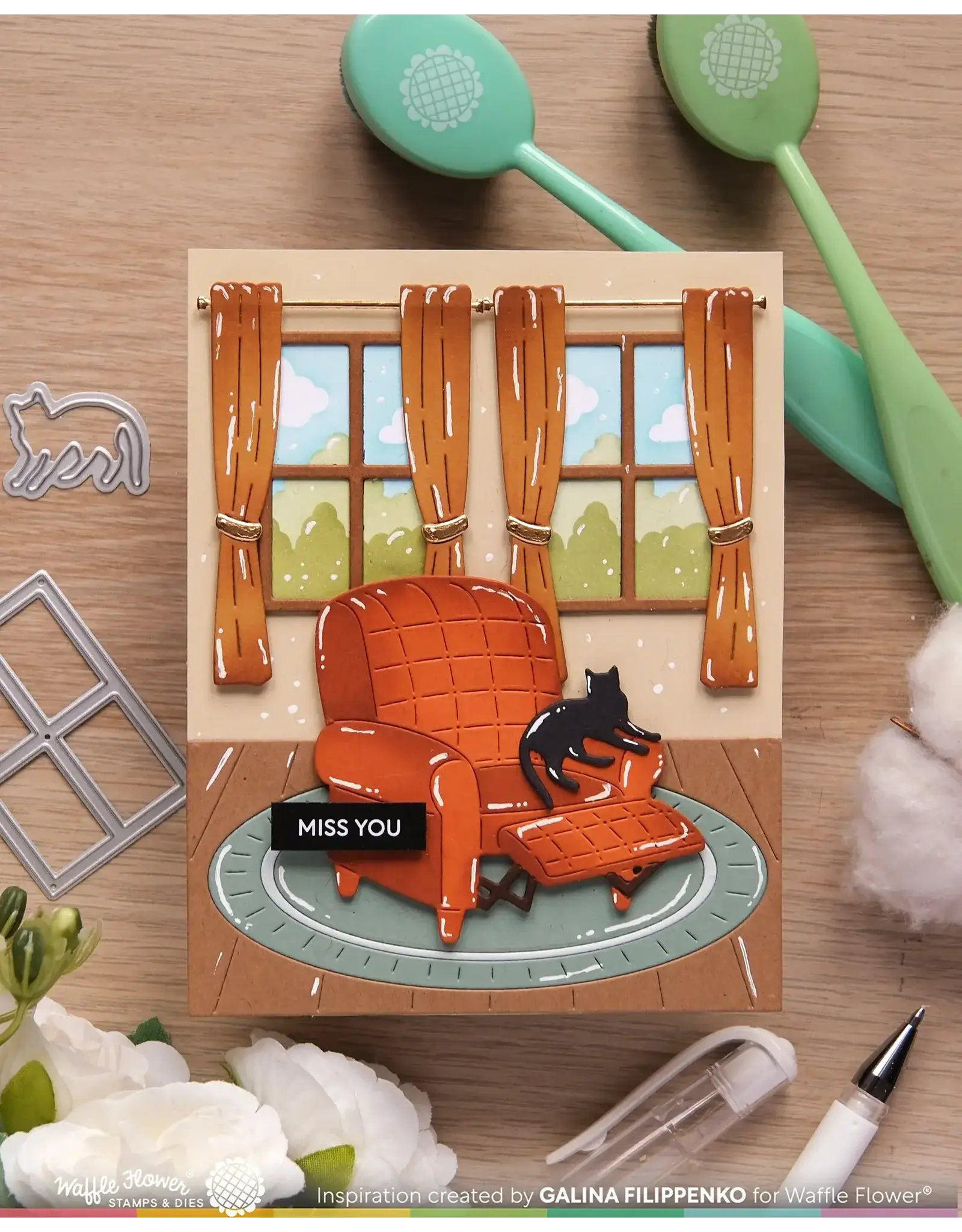 WAFFLE FLOWER WAFFLE FLOWER COZY SPOT DIE SET