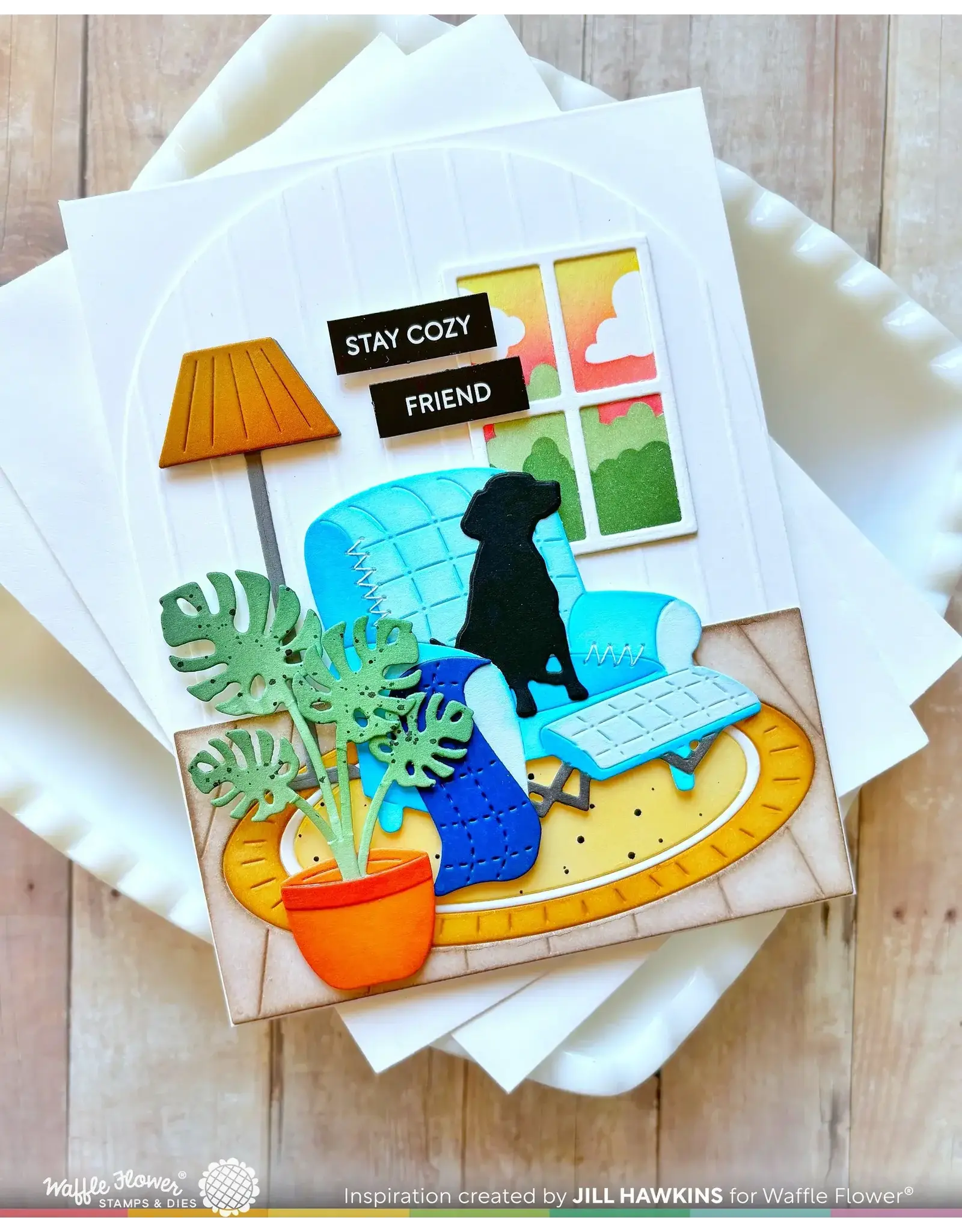 WAFFLE FLOWER WAFFLE FLOWER COZY SPOT ADD-ON DIE SET