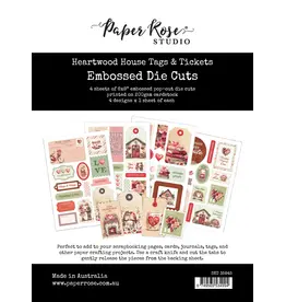 PAPER ROSE PAPER ROSE HEARTWOOD HOUSE TAGS & TICKETS EMBOSSED DIE CUTS