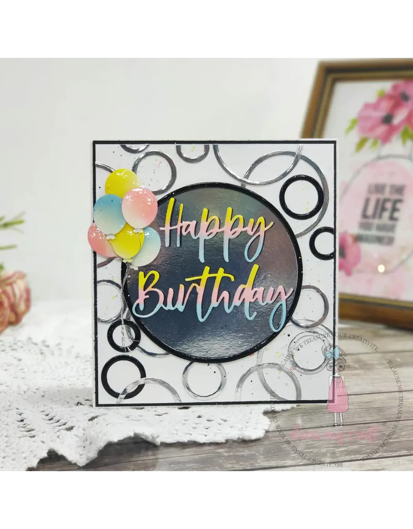 DRESS MY CRAFT DRESS MY CRAFT SILVER MIRROR CARDSTOCK A4 10/PK