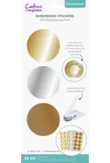CRAFTERS COMPANION CRAFTER'S COMPANION EMBOSSING STICKERS 30/PK