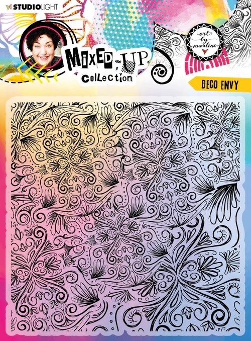 STUDIOLIGHT STUDIOLIGHT ART BY MARLENE MIXED UP COLLECTION DECO ENVY CLEAR STAMP