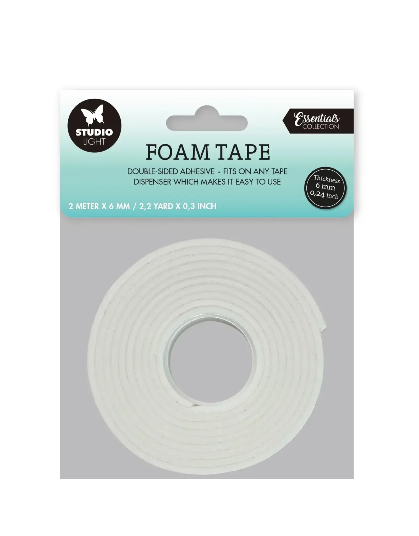 STUDIOLIGHT STUDIOLIGHT ESSENTIALS COLLECTION DOUBLESIDED FOAM TAPE 6mm