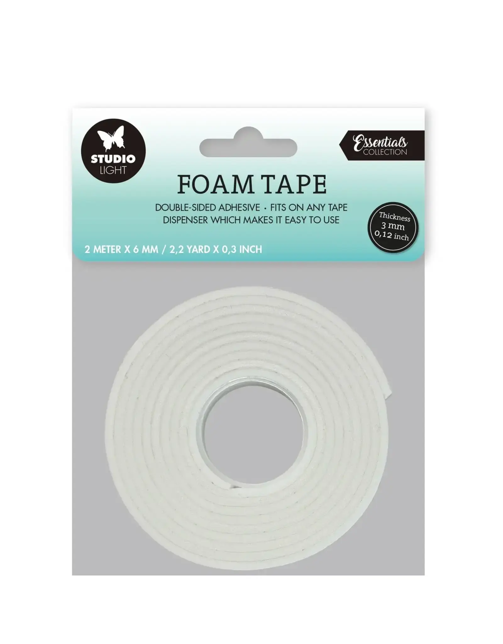STUDIOLIGHT STUDIOLIGHT ESSENTIALS COLLECTION DOUBLESIDED FOAM TAPE 3mm