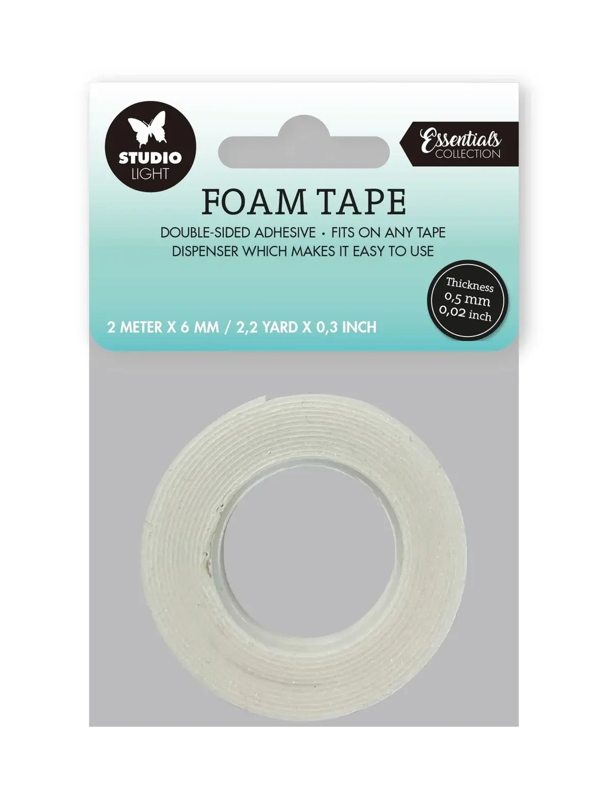 STUDIOLIGHT STUDIOLIGHT ESSENTIALS COLLECTION DOUBLESIDED FOAM TAPE 0.5mm