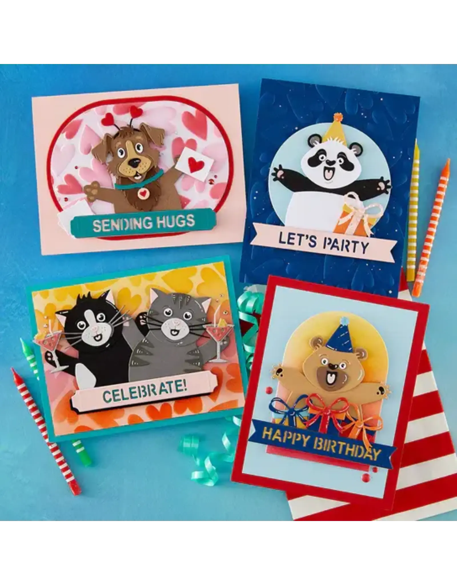 SPELLBINDERS SPELLBINDERS SIMON HURLEY SENDING HUGS COLLECTION DARLING DOG DIE SET