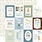 CARTA BELLA CARTA BELLA LITTLE LULLABIES BABY BOY 3x4 JOURNALING CARDS 12x12 CARDSTOCK