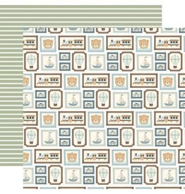 CARTA BELLA CARTA BELLA LITTLE LULLABIES BABY BOY BOY NURSERY WALL ART 12x12 CARDSTOCK