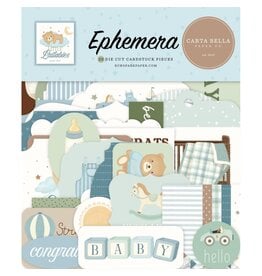 CARTA BELLA CARTA BELLA LITTLE LULLABIES BABY BOY EPHEMERA DIE CUTS