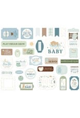 CARTA BELLA CARTA BELLA LITTLE LULLABIES BABY BOY EPHEMERA DIE CUTS