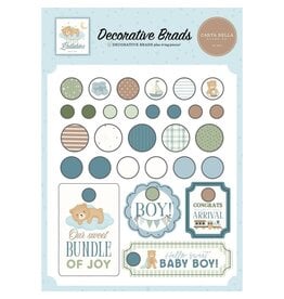 CARTA BELLA CARTA BELLA LITTLE LULLABIES BABY BOY DECORATIVE BRADS