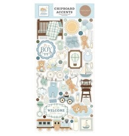 CARTA BELLA CARTA BELLA LITTLE LULLABIES BABY BOY 6x13 CHIPBOARD ACCENTS