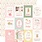 CARTA BELLA CARTA BELLA LITTLE LULLABIES BABY GIRL 3x4 JOURNALING CARDS 12x12 CARDSTOCK