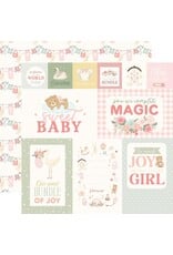 CARTA BELLA CARTA BELLA LITTLE LULLABIES BABY GIRL MULTI JOURNALING CARDS 12x12 CARDSTOCK
