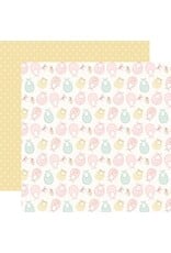 CARTA BELLA CARTA BELLA LITTLE LULLABIES BABY GIRL SWEET GIRL BIBS 12x12 CARDSTOCK