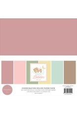 CARTA BELLA CARTA BELLA LITTLE LULLABIES BABY GIRL 12x12 SOLIDS COLLECTION KIT