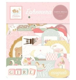CARTA BELLA CARTA BELLA LITTLE LULLABIES BABY GIRL EPHEMERA DIE CUTS