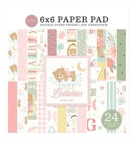 CARTA BELLA CARTA BELLA LITTLE LULLABIES BABY GIRL 6x6 PAPER PAD