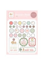 CARTA BELLA CARTA BELLA LITTLE LULLABIES BABY GIRL DECORATIVE BRADS