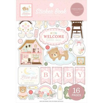 CARTA BELLA CARTA BELLA LITTLE LULLABIES BABY GIRL STICKER BOOK