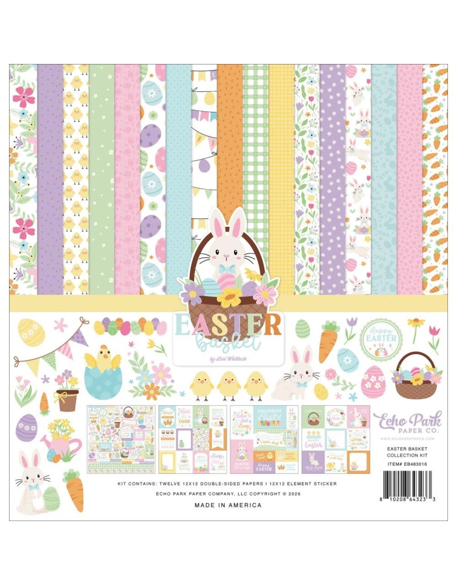 ECHO PARK PAPER ECHO PARK EASTER BASKET 12x12 COLLECTION KIT