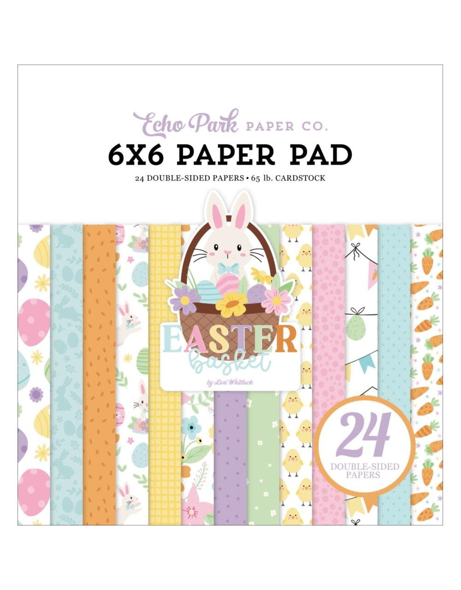 ECHO PARK PAPER ECHO PARK EASTER BASKET 6x6 PAPER PAD 24 SHEETS